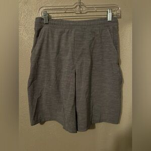 lululemon Men's Pace Breaker 9” Heathered Grey Shorts size small